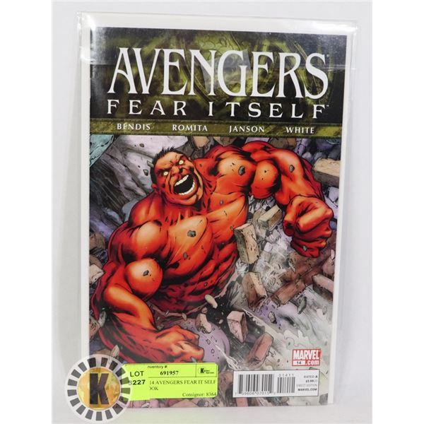 MARVEL 14 AVENGERS FEAR IT SELF COMIC BOOK