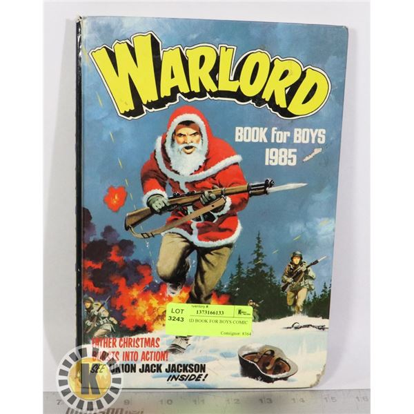 WARLORD BOOK FOR BOYS COMIC BOOK