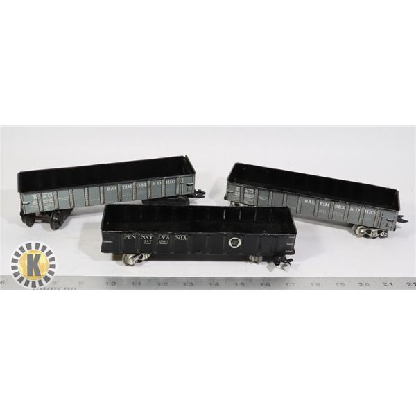 VINTAGE TRAIN WAGONS BLACK