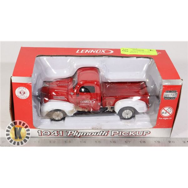 PLYMOUTH PICK UP DIE CAST METAL REPLICA