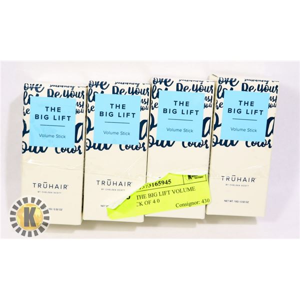 TRUHAIR THE BIG LIFT VOLUME STICK PACK OF 4 0