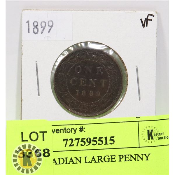 1899 CANADIAN LARGE PENNY