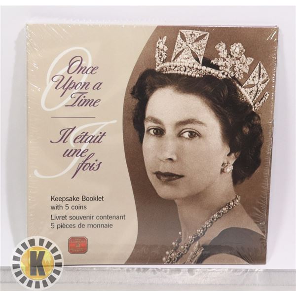 ONCE UPON A TIME SEALED CANADIAN FIVE 5O CENT COIN