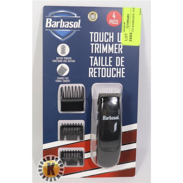 NEW 4 PIECE BARBASOL TOUCH UP TRIMMER