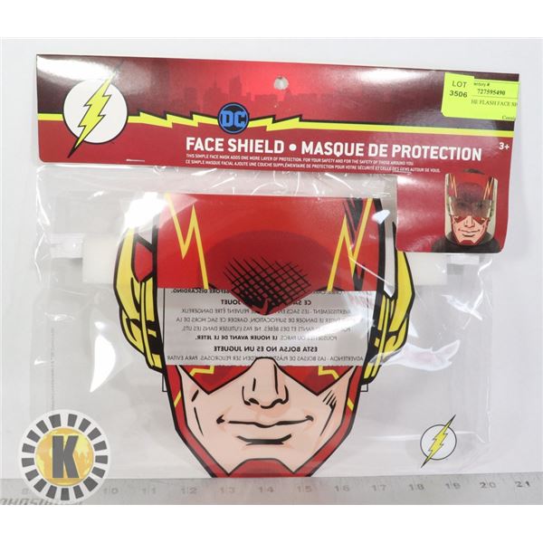 NEW DC THE FLASH FACE SHIELD