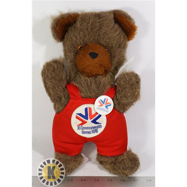 1978 OLYMPIC TEDDY BEAR BROWN