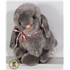 Image 1 : STUFFED LAMB WITH PINK RIBBON ON NECK