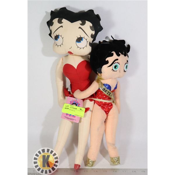 2 BETTY BOOP DOLLS