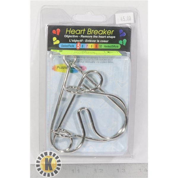 MISC. WIRE PUZZLE BY PUZZLE MASTER, NEW, SEALED