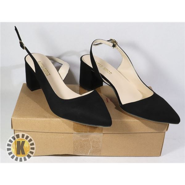 WOMENS BLACK HEELS SIZE 38