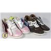 Image 1 : SHOES KIDS US SIZE 34 PAIR OF 2 ASSORTED COLORS