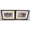 Image 1 : ROCKY MOUNTAINS PAIR OF FRAMED 1940 PAINTINGS