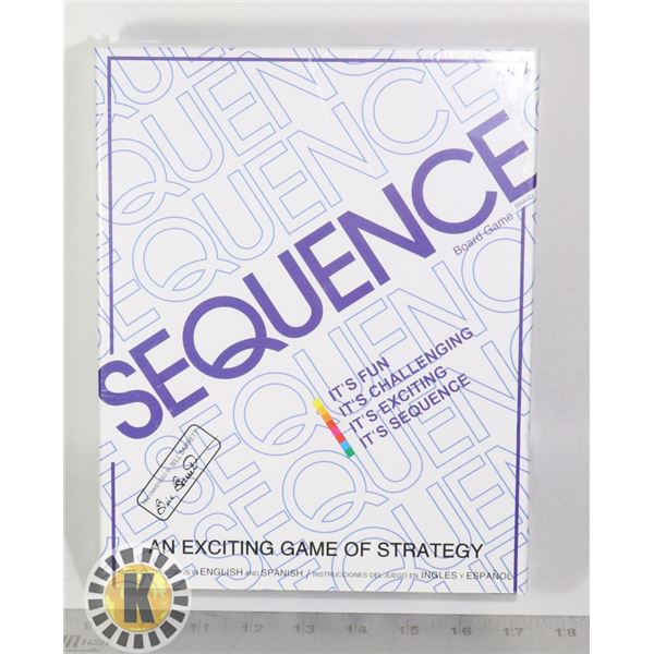 SEQUENCE STRATEGY BOARD GAME