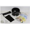 Image 1 : SPORTS SUNGLASSES WITH EXTRA LENSES AND