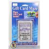 Image 1 : GIFT CARD MAZE, SOLVE THE MAZE TO OPEN, NEW