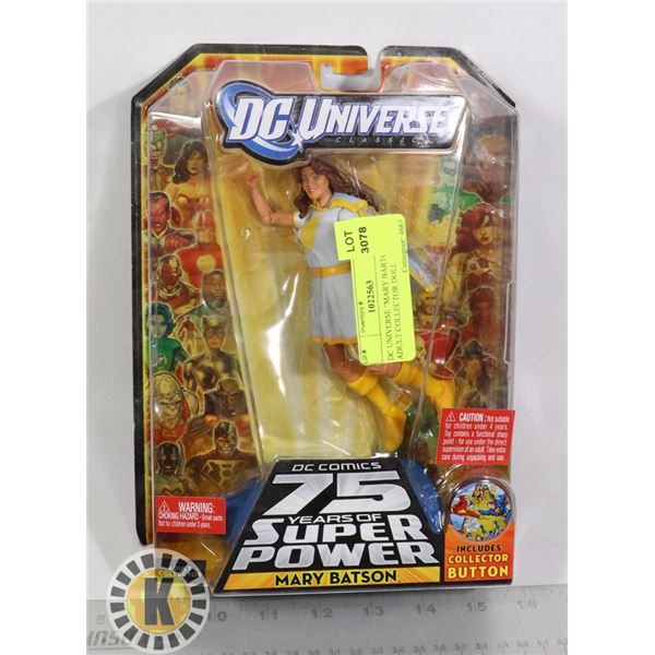 DC UNIVERSE "MARY BARTON" ADULT COLLECTOR DOLL