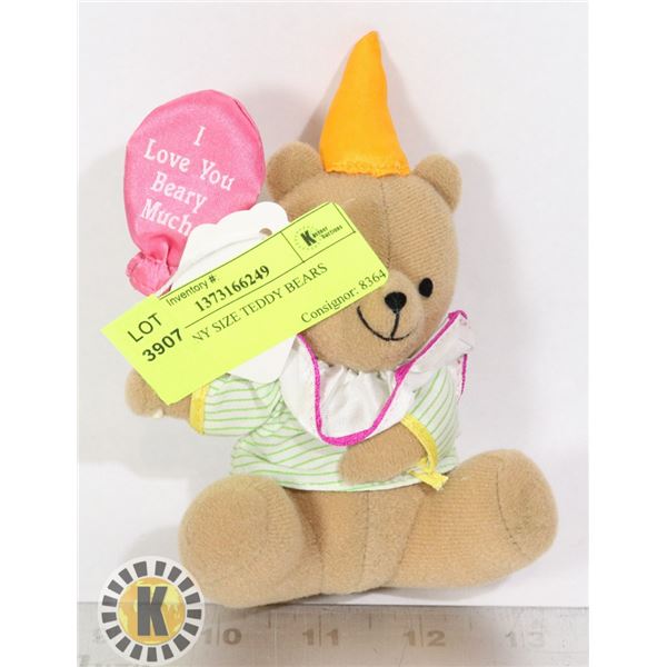 PUSH TINY SIZE TEDDY BEAR