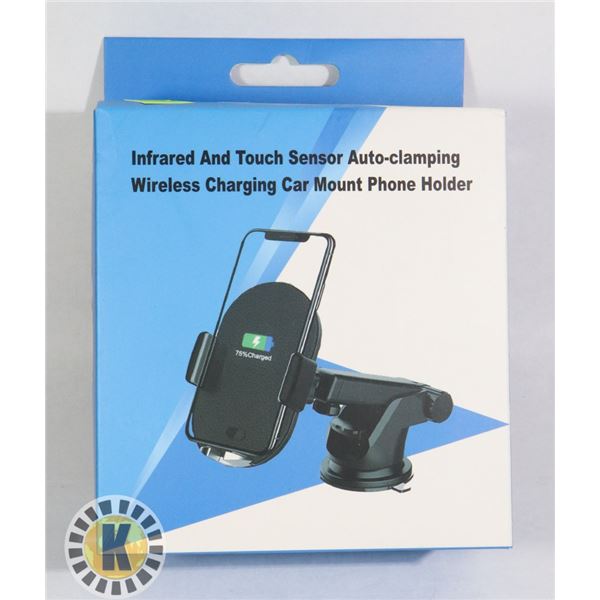 WIRELESS CHARGING CAR MOUNT PHONE HOLDER