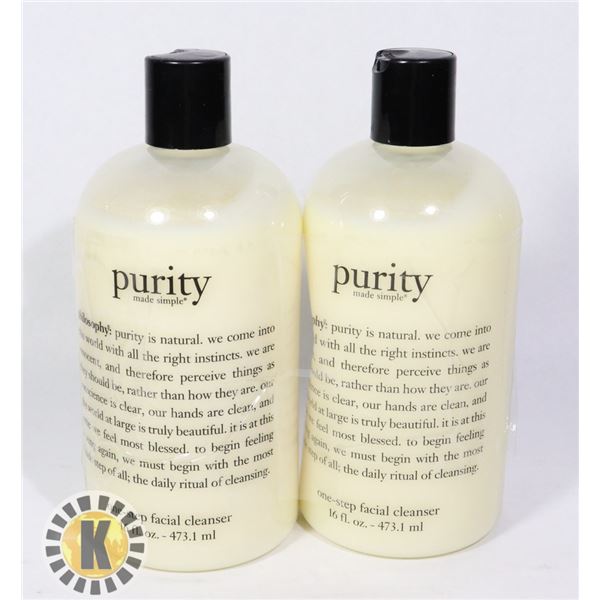 2PK OF PURITY ONE-STEP FACIAL CLEANSER NATURAL