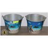 Image 1 : SET OF 2 CORONA BEER BUCKETS