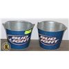 Image 1 : SET OF 2 BUD LIGHT BEER BUCKETS