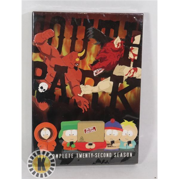 SOUTH PARK DVD TWENTY SECOND SEASON
