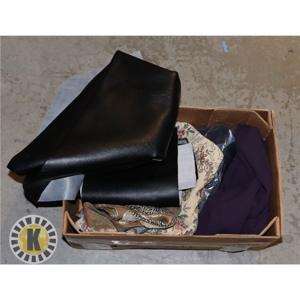 BOX  OF RANDOM FABRIC