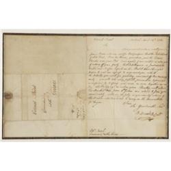 Benedict Arnold Letter Signed