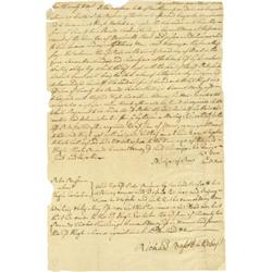 Early Delaware Politician Richard Bassett DS