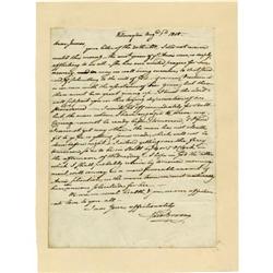 Jacob Broom Autograph Letter Signed