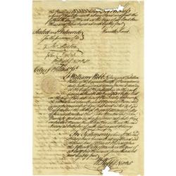 Early Penn. Power of Attorney Manuscript Signed