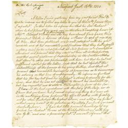 William Ellery Autograph Letter Signed