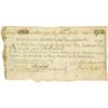 Francis Hopkinson Document Signed,; 1779