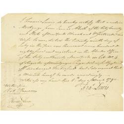 Declaration Signer Francis Lewis DS