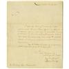 Edward Livingston ALS 1785 George Washington