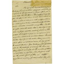 Robert R. Livingston Manuscript Letter Signed