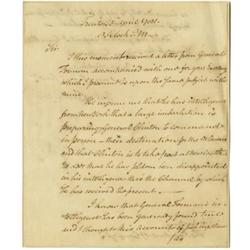 William Livingston 1781 ALS David Forman Spy