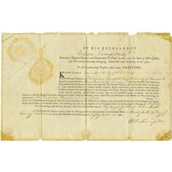 William Livingston Document Signed
