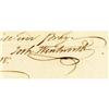 Image 2 : Joshua Wentworth Autograph Document Signed