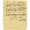 William Williams Autograph Document Signed
