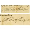 Image 2 : Oliver Wolcott Sr Two Autograph Documents Signed