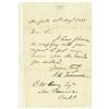 Image 1 : Maj Gen John C. Fremont Autograph Letter Signed