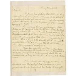 Daniel D. Tompkins ALS as Governor of New York