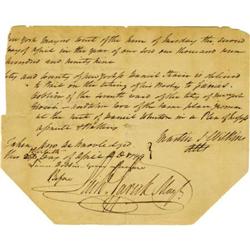 Richard Varick Manuscript Document Signed