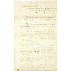 Savannah: 1826 Memorial to the Congress