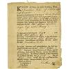Colonial Pennsylvania Slave Bill of Sale