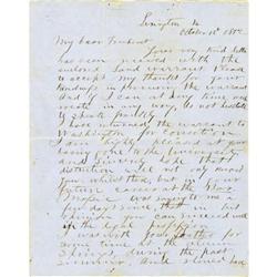 Confederate Gen. Thomas "Stonewall" Jackson ALS