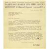 Image 1 : Thomas Stearns Eliot Typed Letter Signed