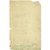 Image 1 : Eugene Field Autograph Poem Signed