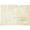 Image 1 : F. Scott Fitzgerald Autograph Note Signed